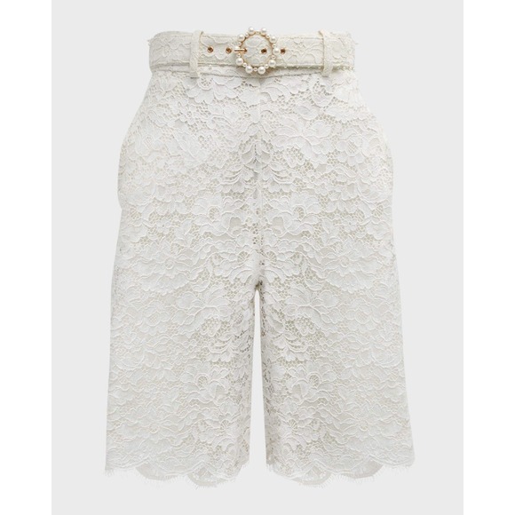 Zimmermann High Tide Lace Long Line Shorts - Picture 6 of 14